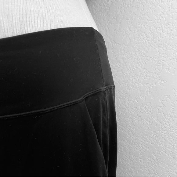 FLX Elevate Ponte Flare Wide Slit Leggings/Pants with Pockets - Picture 4 of 9